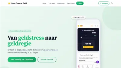 Baas Over Je Geld app and e-book