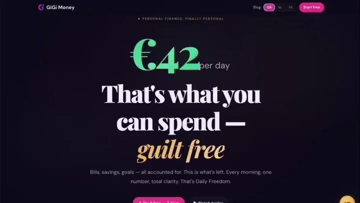 GiGi Money — AI personal finance platform