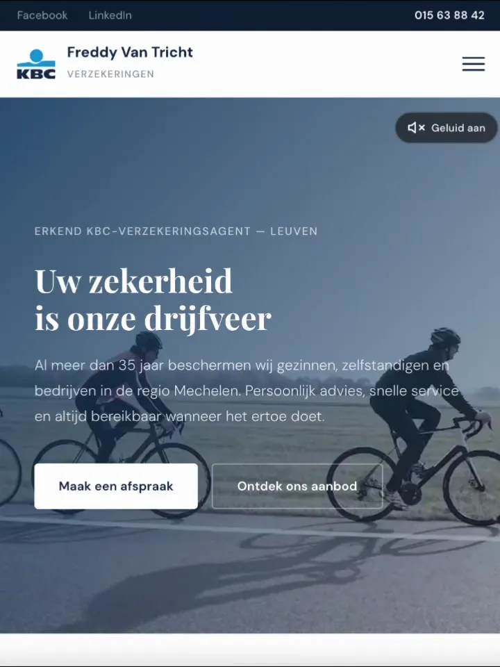 Freddy Van Tricht — KBC Verzekeringen video work